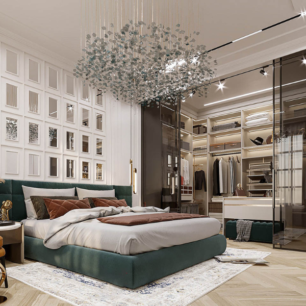 Nội thất phòng ngủ tân cổ điển C17