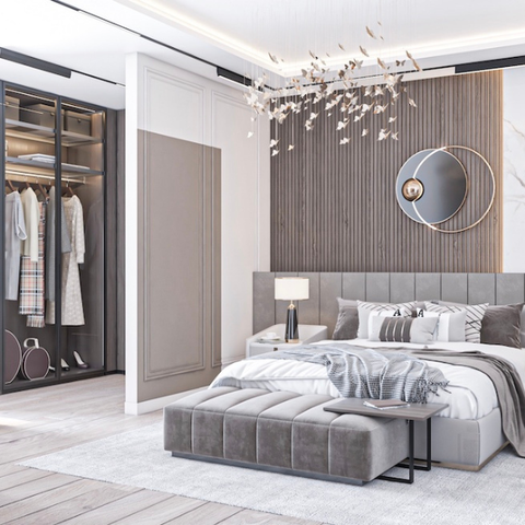 Nội thất phòng ngủ tân cổ điển C18