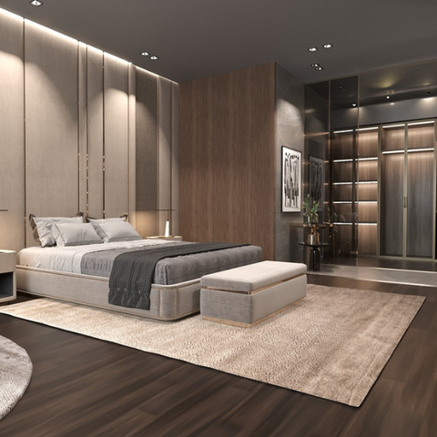 Nội thất phòng ngủ tân cổ điển C19