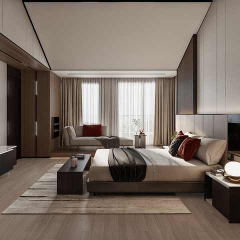 Nội thất phòng ngủ tối giản  C22