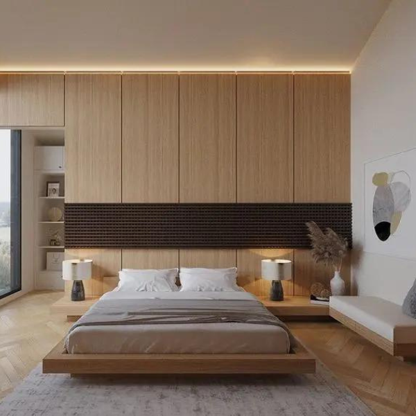 Nội thất phòng ngủ tối giản C23