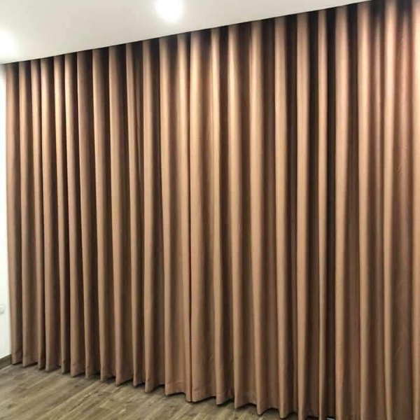Rèm vải hiện đại phòng ngủ 1 lớp chống nắng R09
