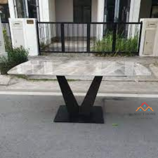 Bàn ăn mặt đá 6 ghế Vno cao cấp