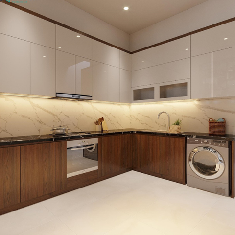 Tủ bếp nhựa acrylic AC013