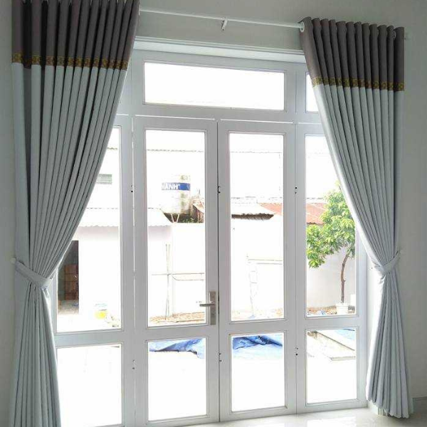 Rèm vải hiện đại 1 lớp chống nắng R13