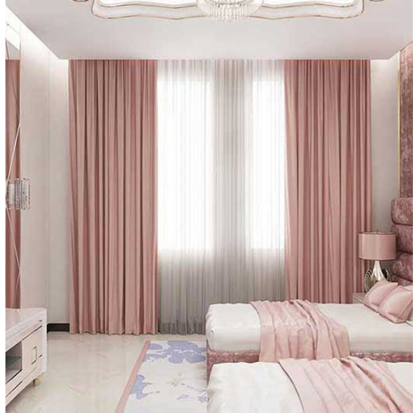 Rèm vải hiện đại 2 lớp chống nắng R16