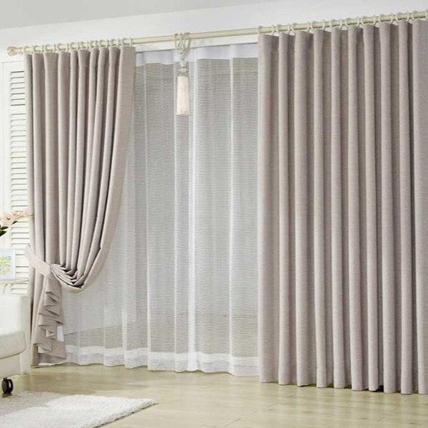 Rèm vải hiện đại 2 lớp chống nắng R17