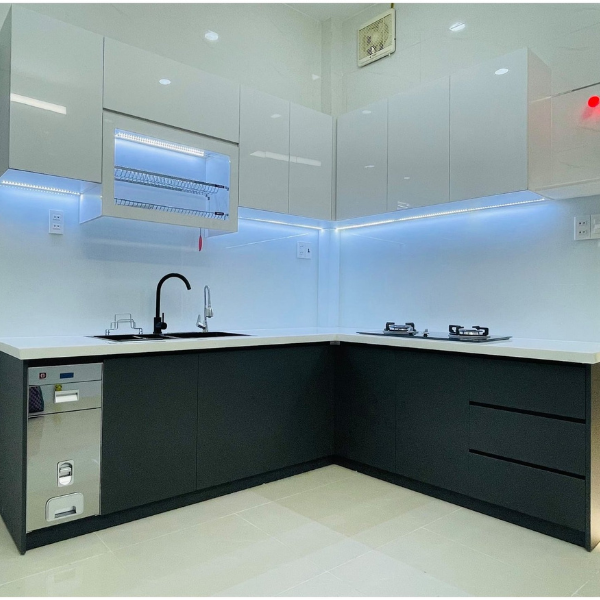 Tủ bếp nhựa acrylic AC022