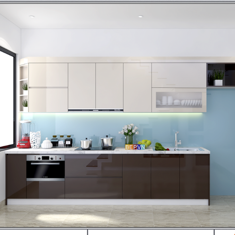 Tủ bếp nhựa acrylic AC003