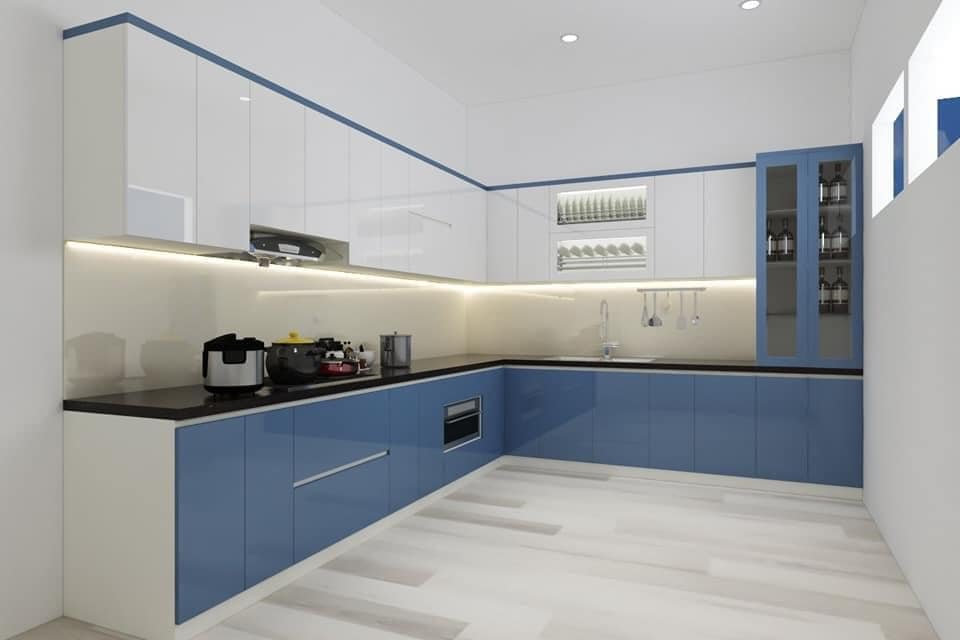 Tủ bếp nhựa Acrylic AC1