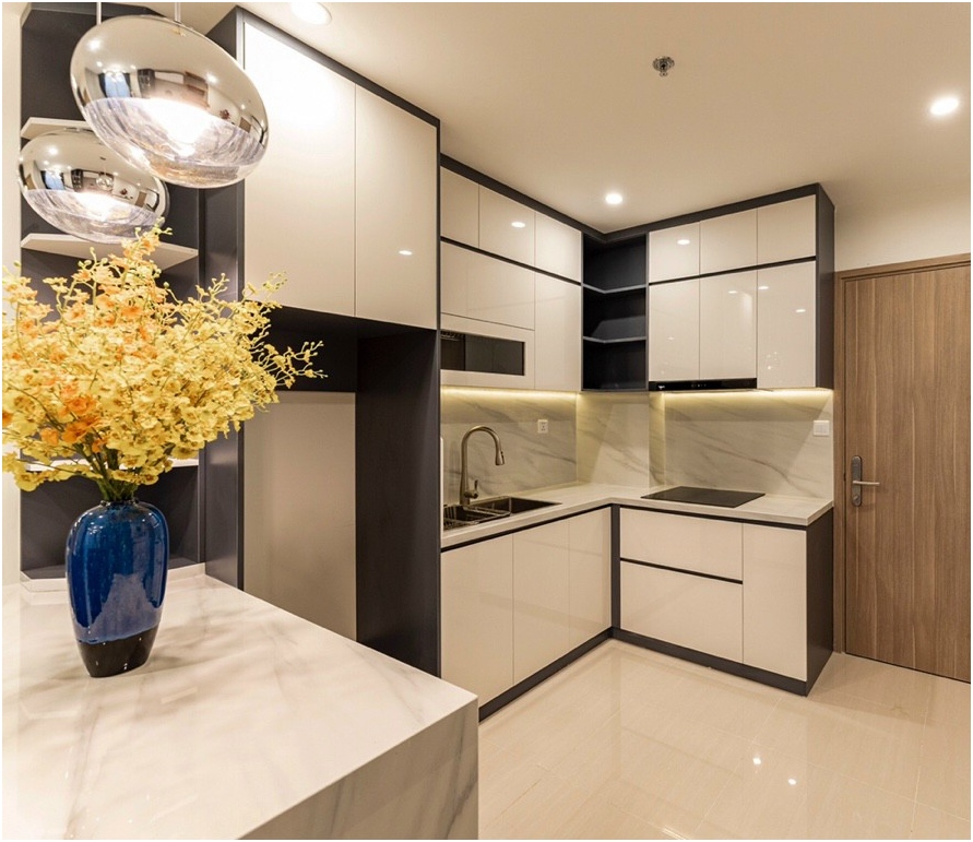 Tủ bếp nhựa acrylic AC001