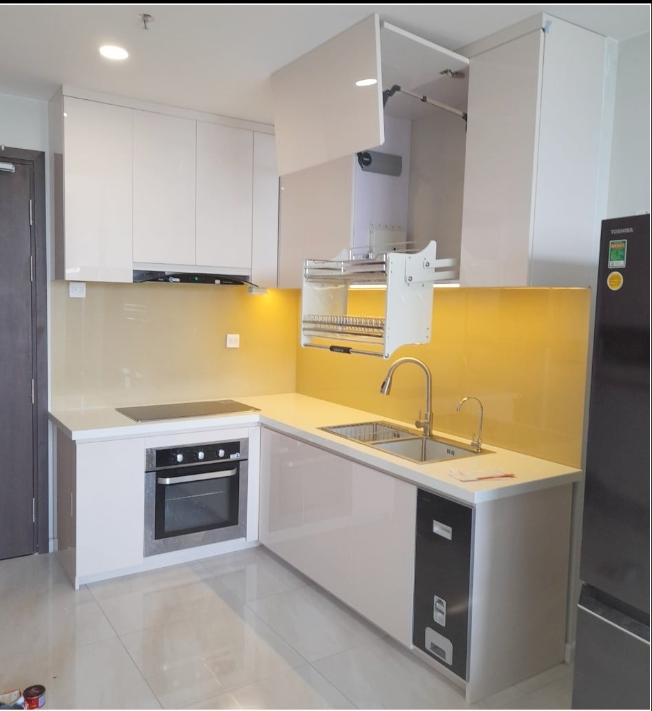 Tủ bếp nhựa acrylic AC009