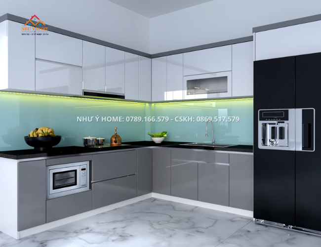 Tủ bếp nhựa VincoPro cao cấp BNP007