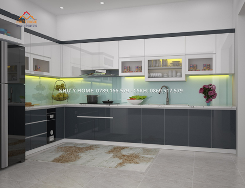 Tủ bếp nhựa VincoPro cao cấp BNP014