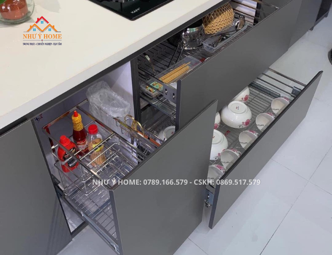 Tủ bếp nhựa VincoPro cao cấp BNP041