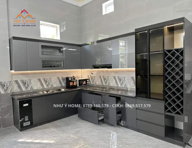 Tủ bếp nhựa VincoPro cao cấp BNP042