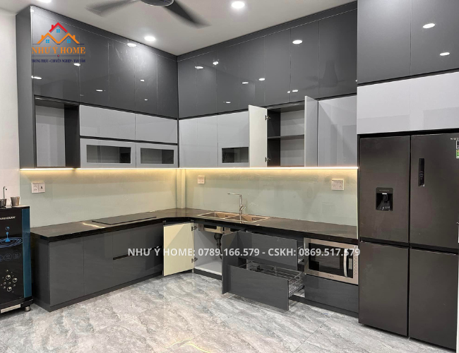 Tủ bếp nhựa VincoPro cao cấp BNP044