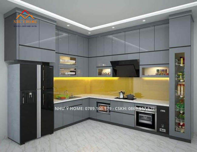 Tủ bếp nhựa VincoPro cao cấp BNP046