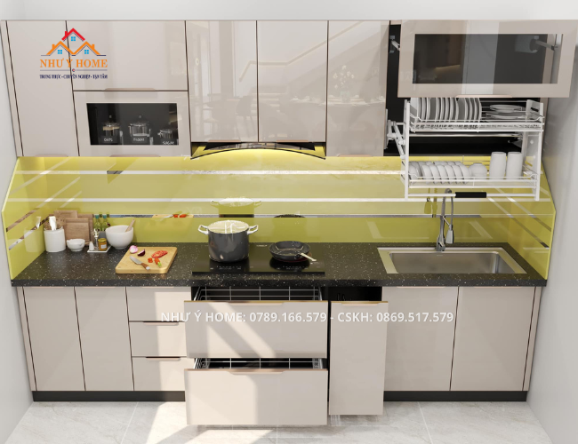 Tủ bếp nhựa VincoPro cao cấp BNP054