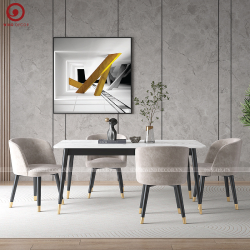  BAC-134 Bộ bàn ăn Ceramic A5 và 4 ghế Bali 