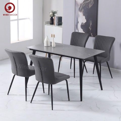  BAC-37 Bộ Bàn Ăn Ceramic Ozio và 4 ghế Juno 