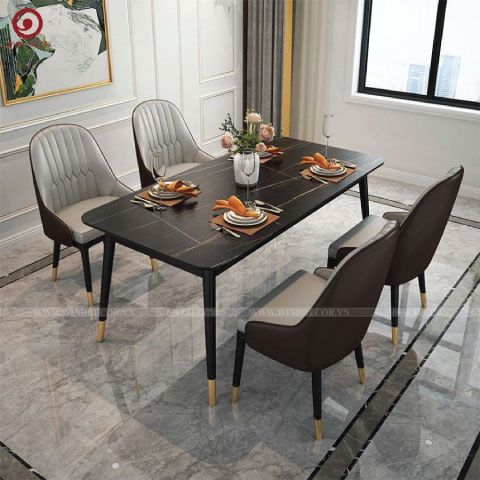  BAC-62 Bộ Bàn Ăn Ceramic Ozio và 4 ghế Monet 