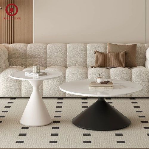  Cặp Bàn Sofa Cone Ceramic (Cả bàn lớn và bàn nhỏ) 