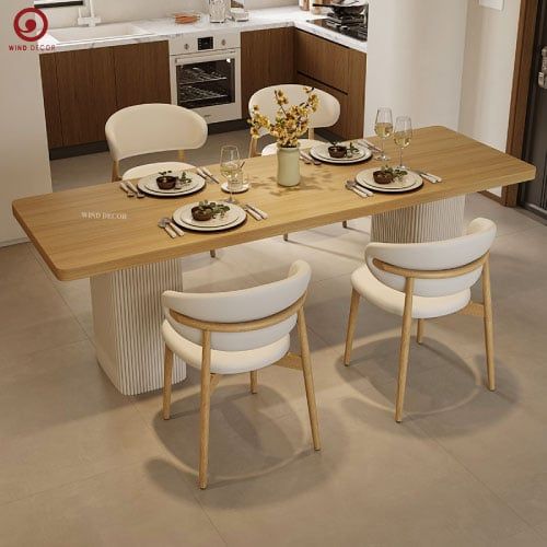  BAC-105 Bộ bàn ăn 4 Ghế Oleandro ASH 