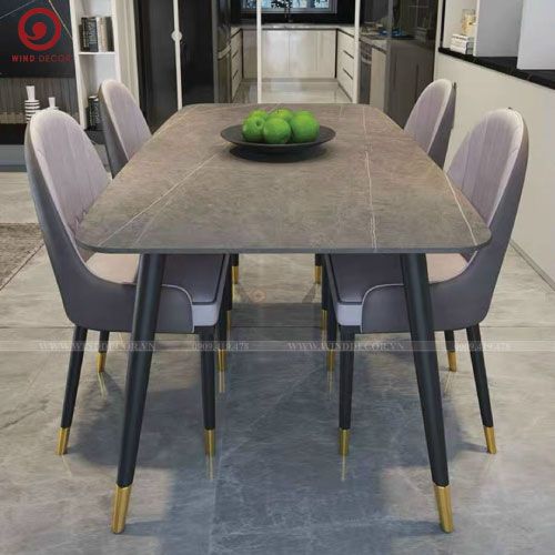  BAC-62 Bộ Bàn Ăn Ceramic Ozio và 4 ghế Monet 