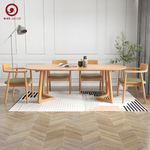  BA-55 Bộ Bàn Ăn Grace Oval và 4 ghế Hirosima 