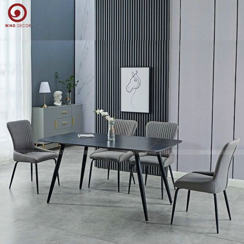  BAC-37 Bộ Bàn Ăn Ceramic Ozio và 4 ghế Juno 