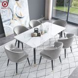  BAC-33 Bàn ăn Ceramic A5 và 6 ghế Minotti 