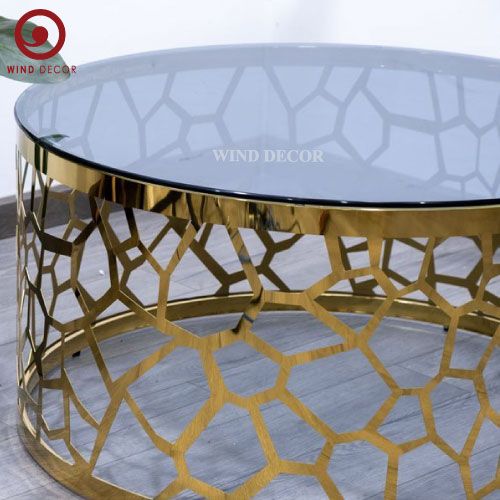  Bàn Sofa Inox Mạ 602T 