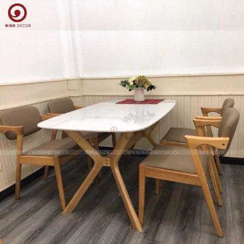  BA-89 Bộ bàn ăn X-tra và 4 ghế Kai 