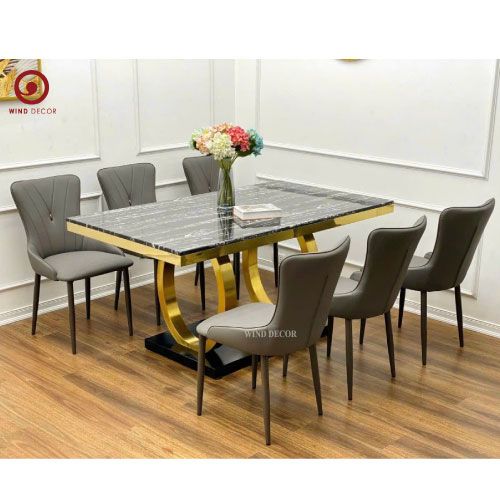  Bộ bàn ăn Luxury và 6 ghế Yuka 