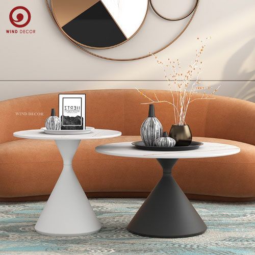  Cặp Bàn Sofa Cone Ceramic (Cả bàn lớn và bàn nhỏ) 