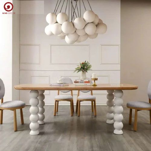  BAC-23 Bộ bàn ăn 4 Ghế Donut 