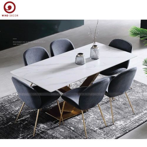  BAC-113 Bộ bàn ăn Stratos Ceramic và 4 ghế Gubi-G 