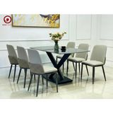  Bộ bàn ăn Stratos Ceramic và 6 Ghế Sky 