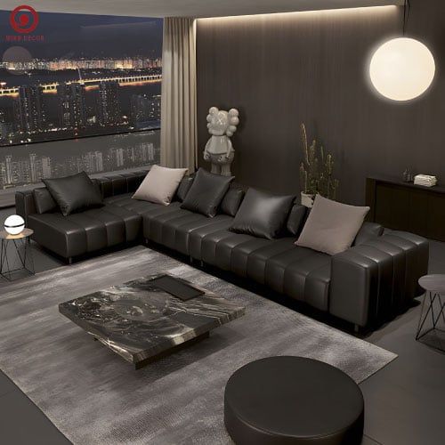  Sofa Góc Black 