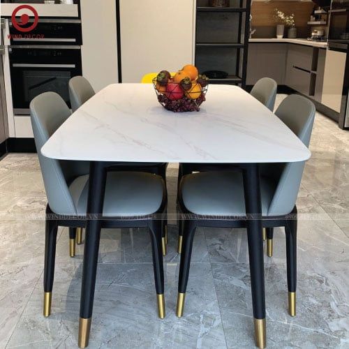  BAC-85 Bộ bàn ăn Ceramic Ozio và 4 ghế Grace-G 