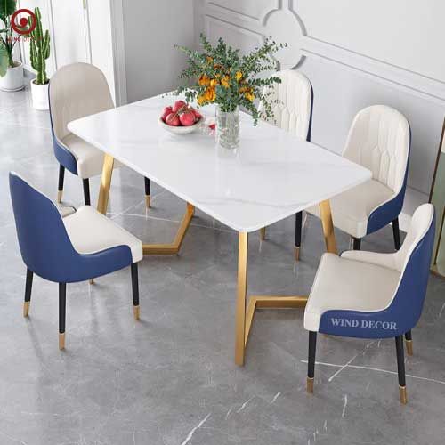  BAC-107 Bộ bàn ăn Grace-G và 4 ghế Monet 