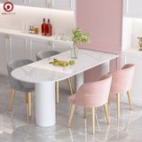  BAC-09 Bộ bàn ăn Bume Ceramic và 4 ghế Bali 