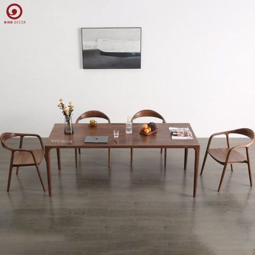  BA-36 Bộ Bàn Ăn Neva và 4 Ghế Neva ASH Có Tay 