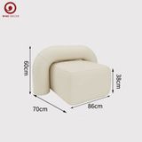  Sofa Đơn Curved 