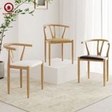  Ghế Wishbone bọc nệm 