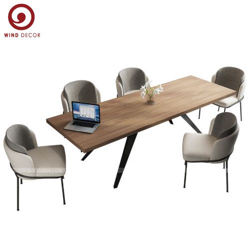  BAC-168 Bộ bàn ăn 5 ghế Fil Noir Minotti 