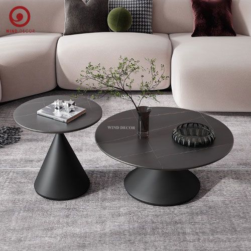  Cặp Bàn Sofa Cone Ceramic (Cả bàn lớn và bàn nhỏ) 