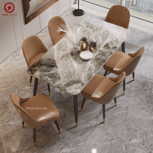  BAC-95 Bộ bàn ăn Ceramic A5 và 4 ghế Mona 