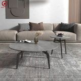  Cặp Bàn Sofa Cosmic Mặt Đá Ceramic 